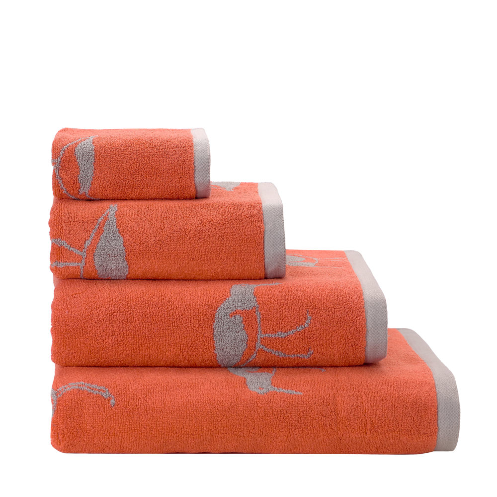 Orange Towels Bathroom Linen / Buy Orange Cotton 400 Gsm Bath Towel By